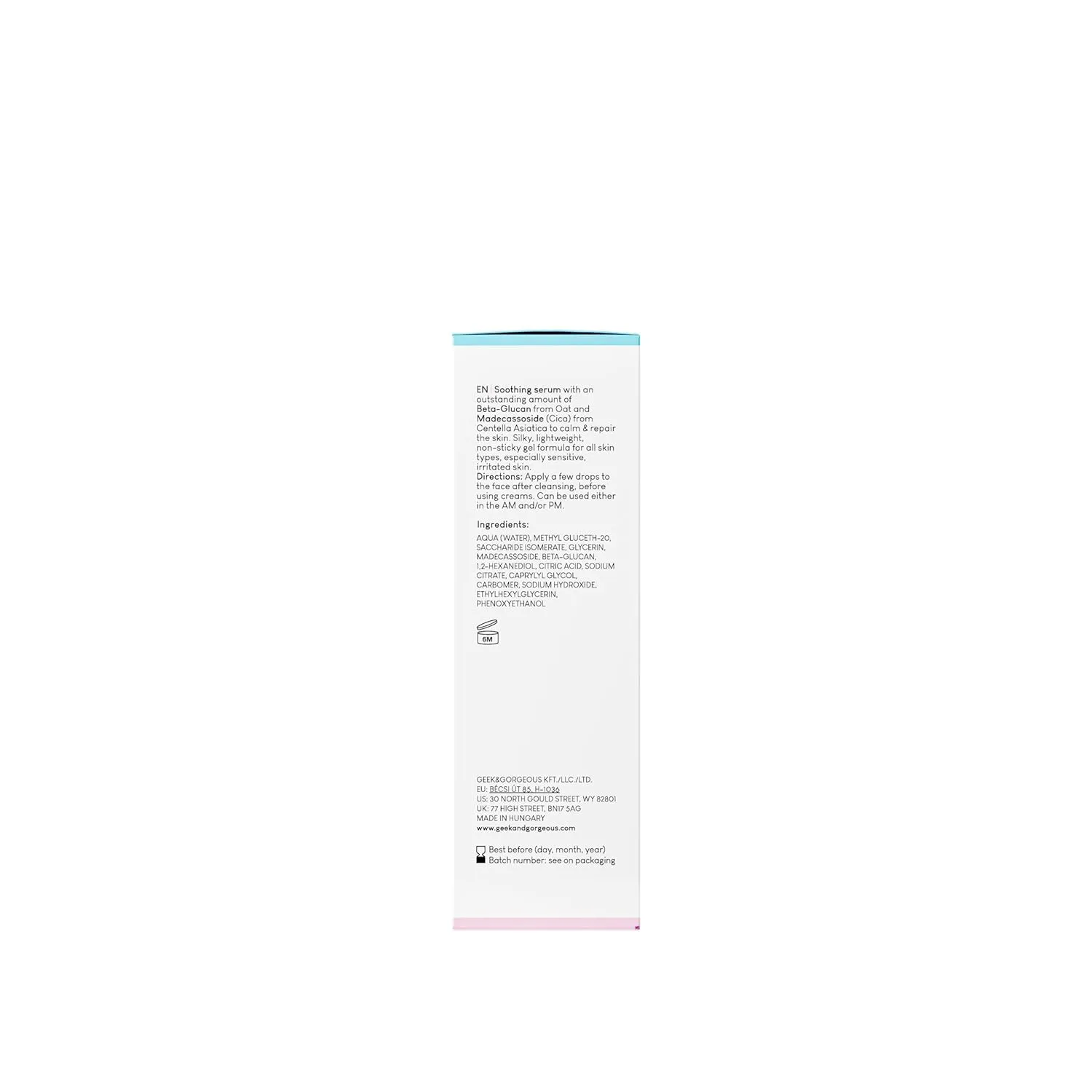 Geek & Gorgeous STRESS LESS Serum 30ml Beta-Glucan