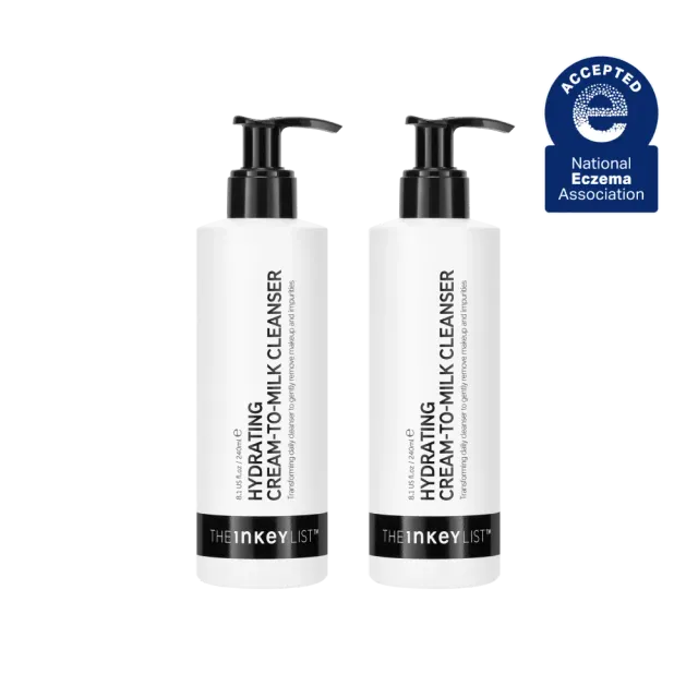 The INKEY List Milk Cleanser Duo Reinigungsmilch 2er trockene Haut