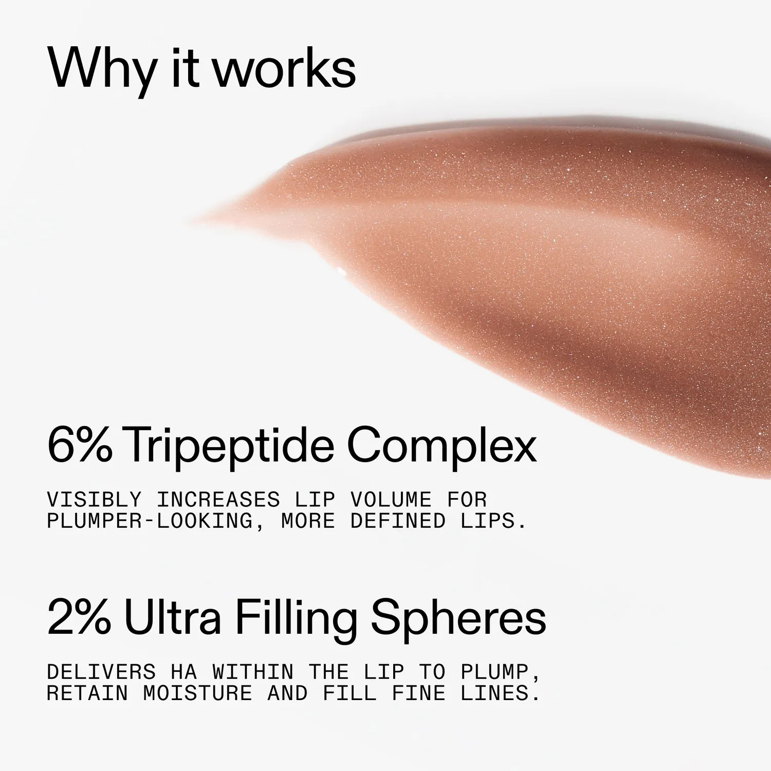 The INKEY List Tripeptide Lip Balm Mocha Brown 10ml