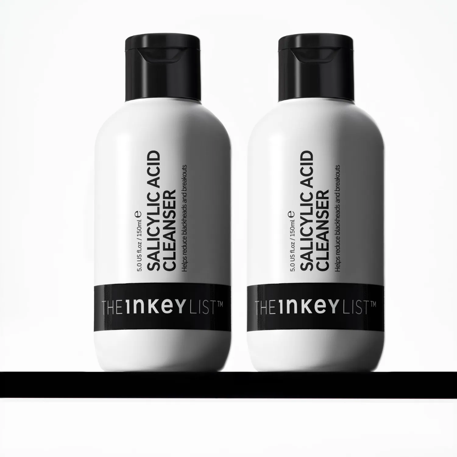 The INKEY List Salicylic Acid Cleanser Duo Reinigungsgel 2er-Set ölige Haut