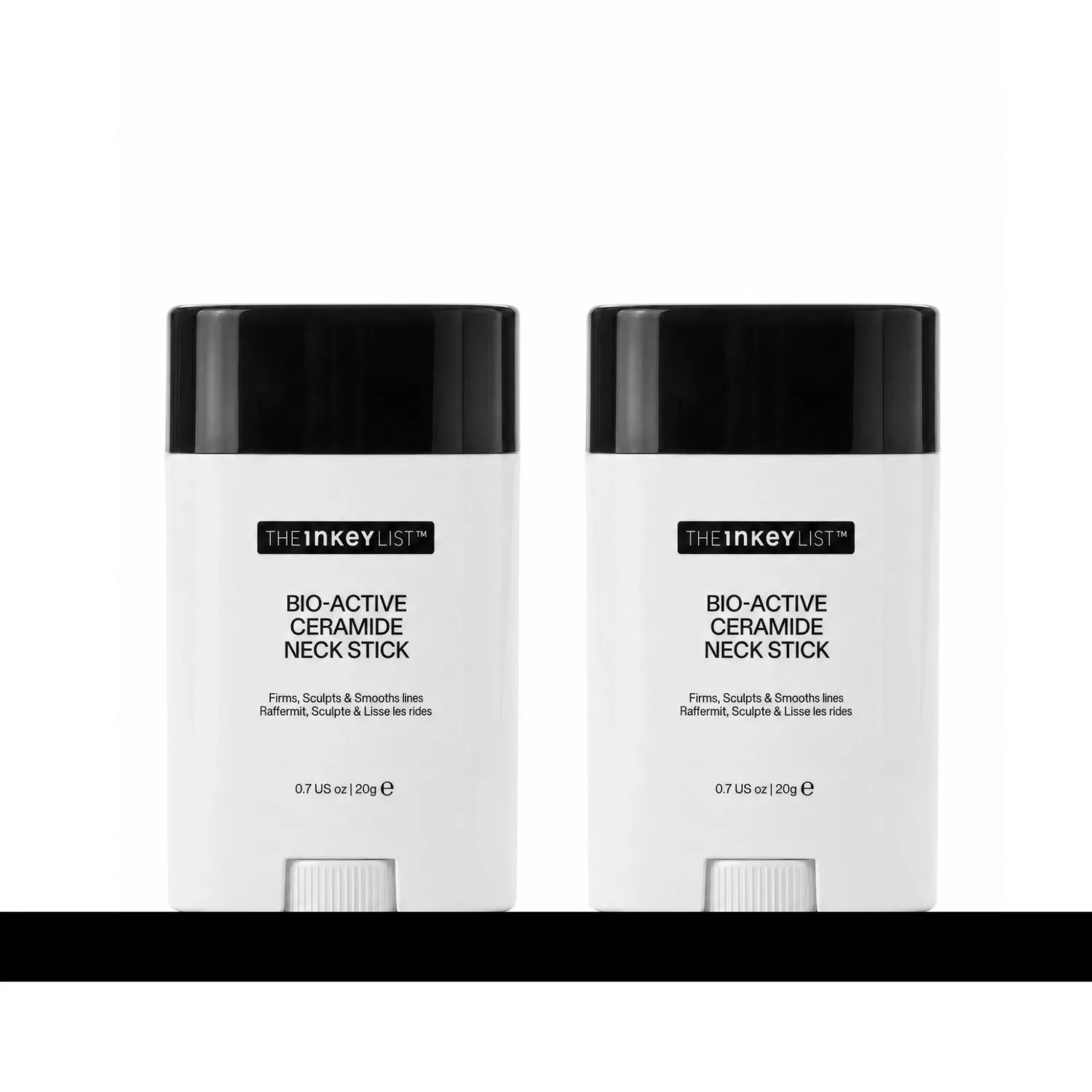 The INKEY List Bio-Active Ceramide Neck Stick Duo Hals-Stick glättend