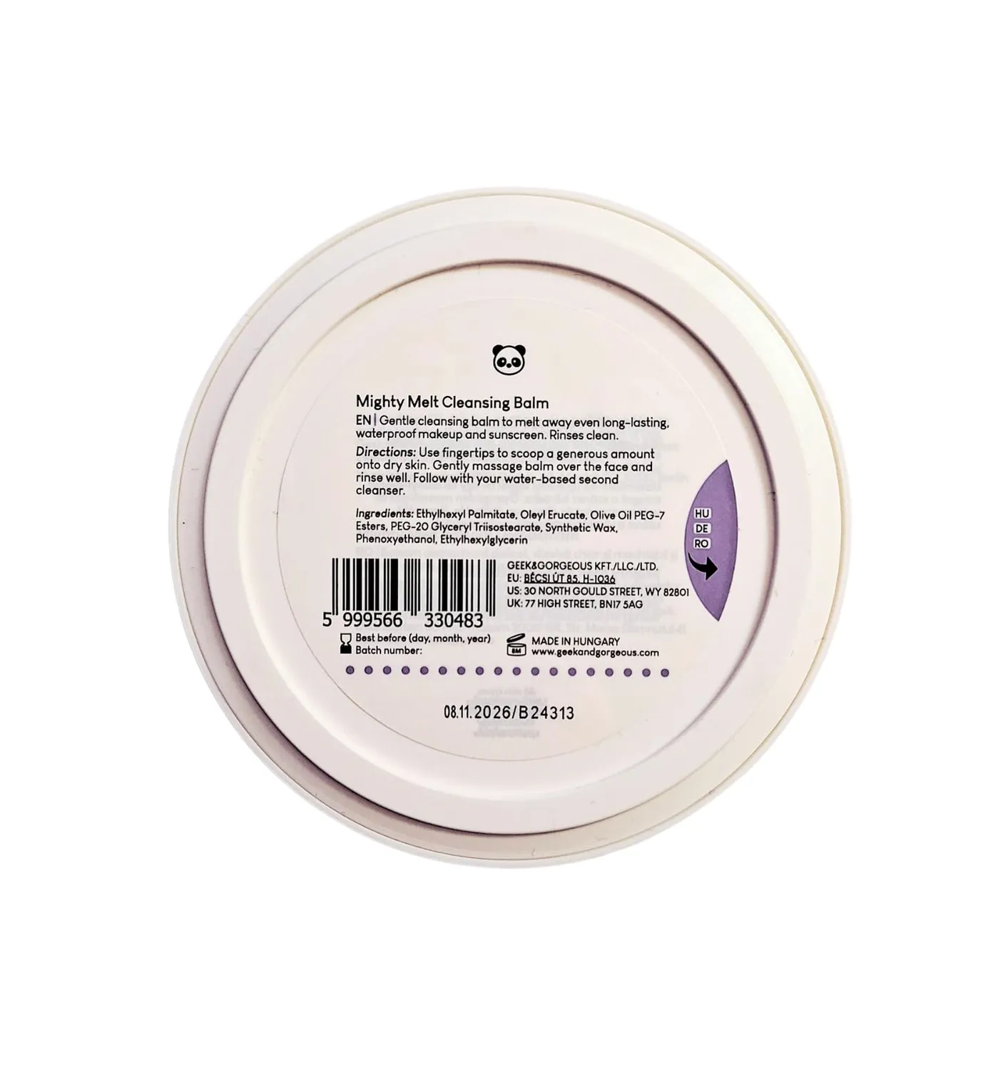 Geek & Gorgeous Mighty Melt Reinigungsbalsam 98 ml für sensible Haut