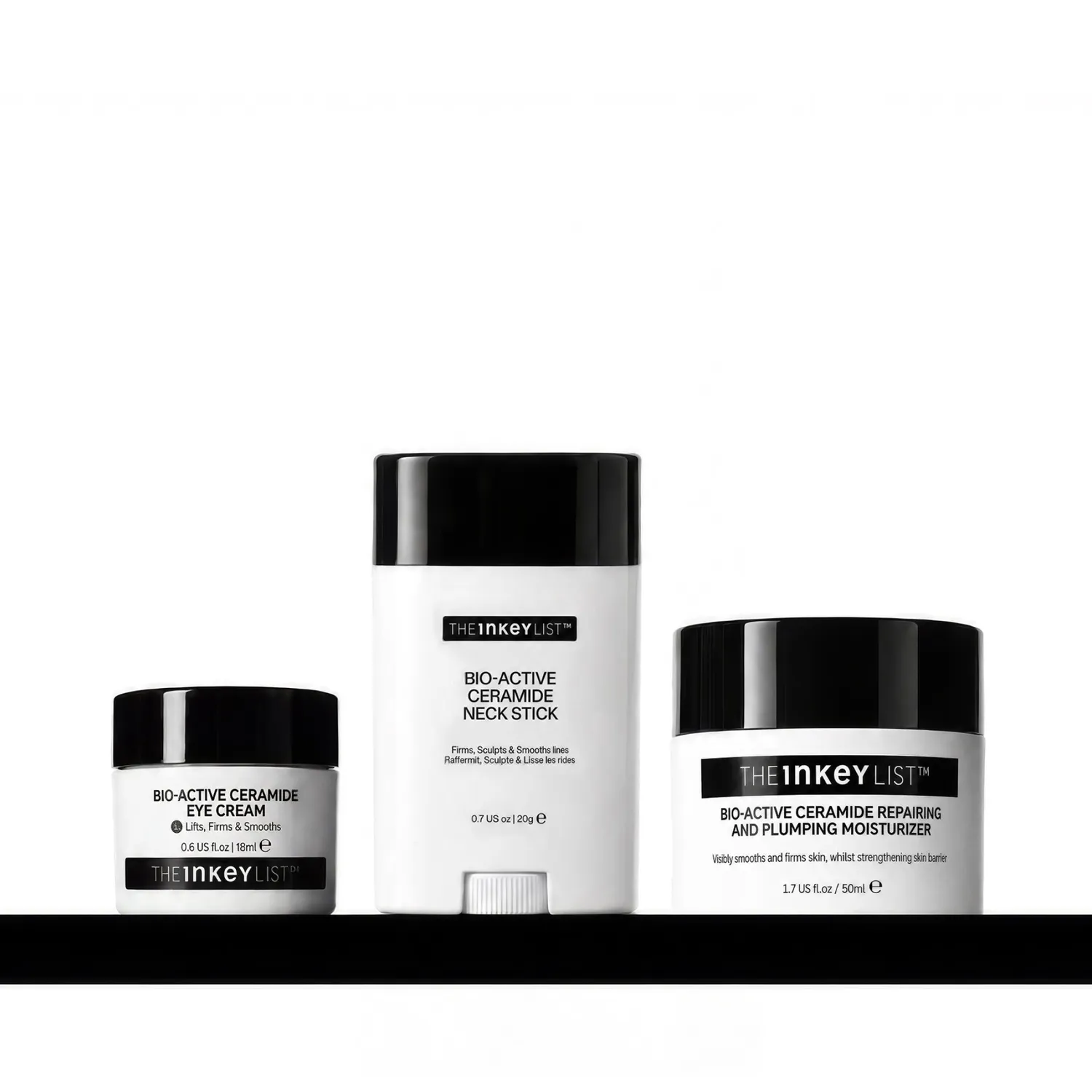 The INKEY List Bio-Active Ceramide Trio Set Gesicht Hals Augen