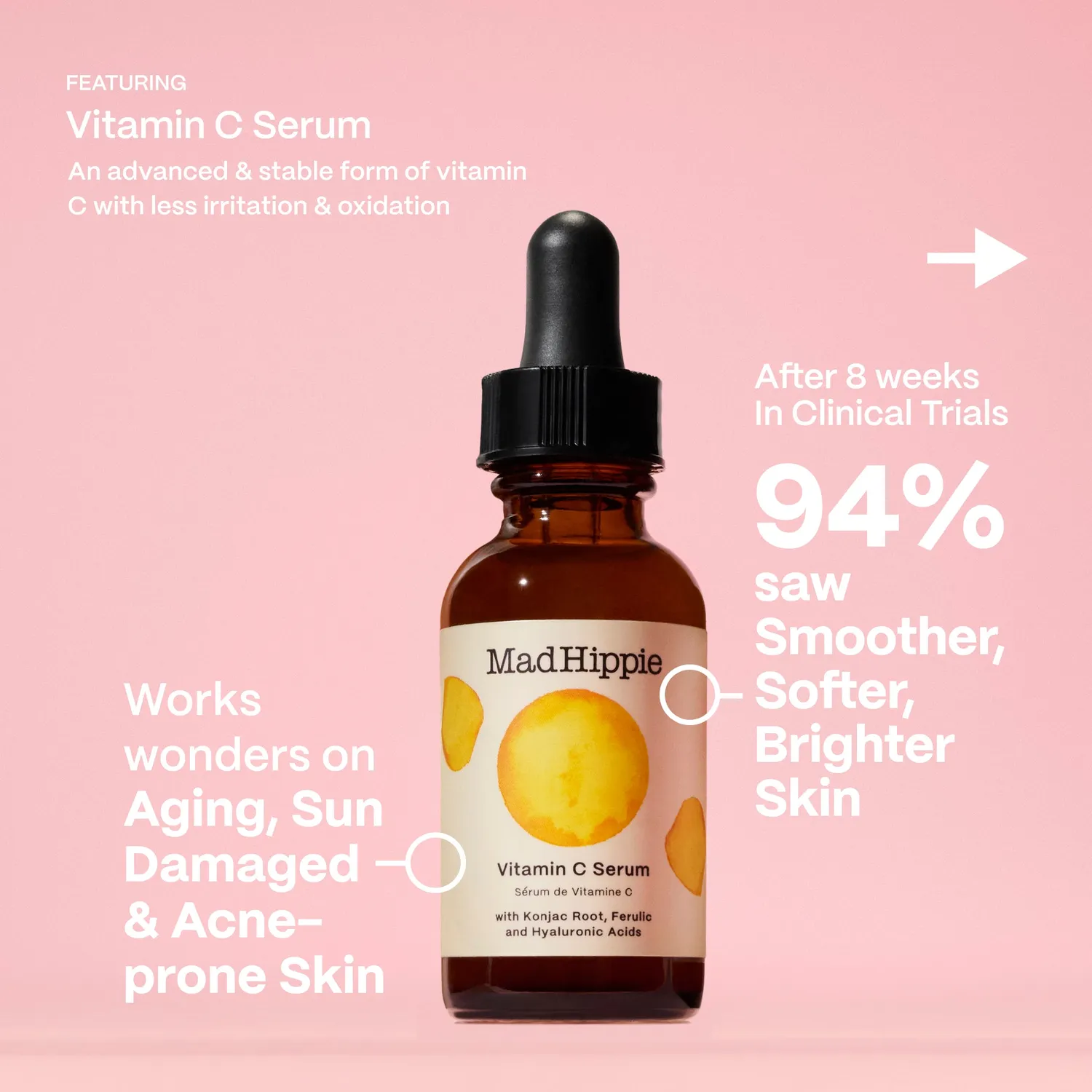 Mad Hippie Clear Skin Routine Gesichtspflege Set für unreine Haut