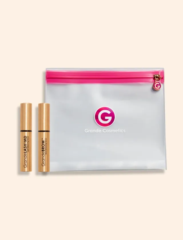 Grande Cosmetics GrandeLASH-MD GrandeBROW Serum-Set Travel Size