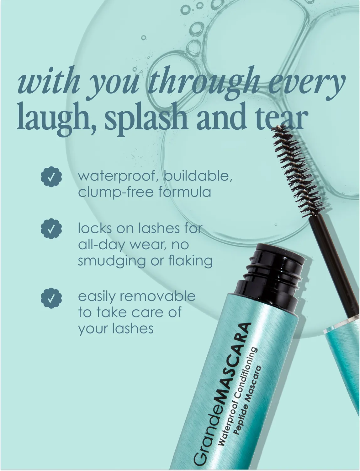 Grande Cosmetics GrandeMASCARA Waterproof Mascara wasserfest
