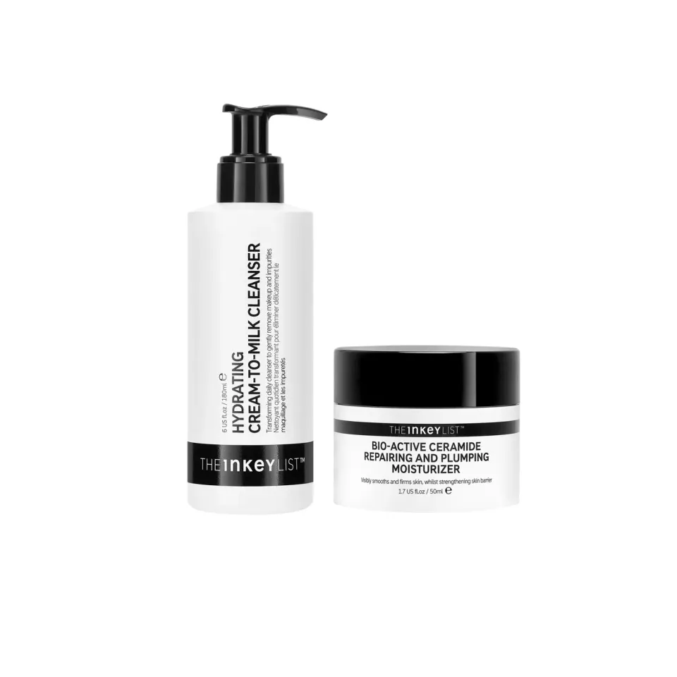 The INKEY List Cleanser & Ceramide Feuchtigkeits-Set