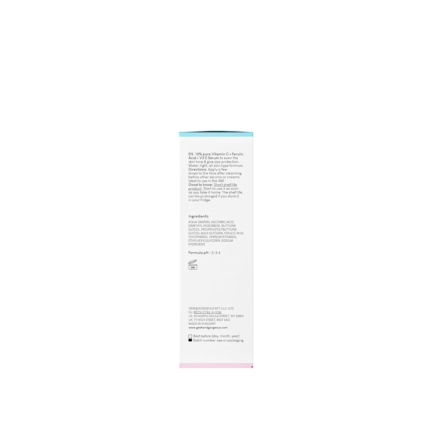 Geek & Gorgeous 101 C-Glow Vitamin C Serum 30 ml 15%