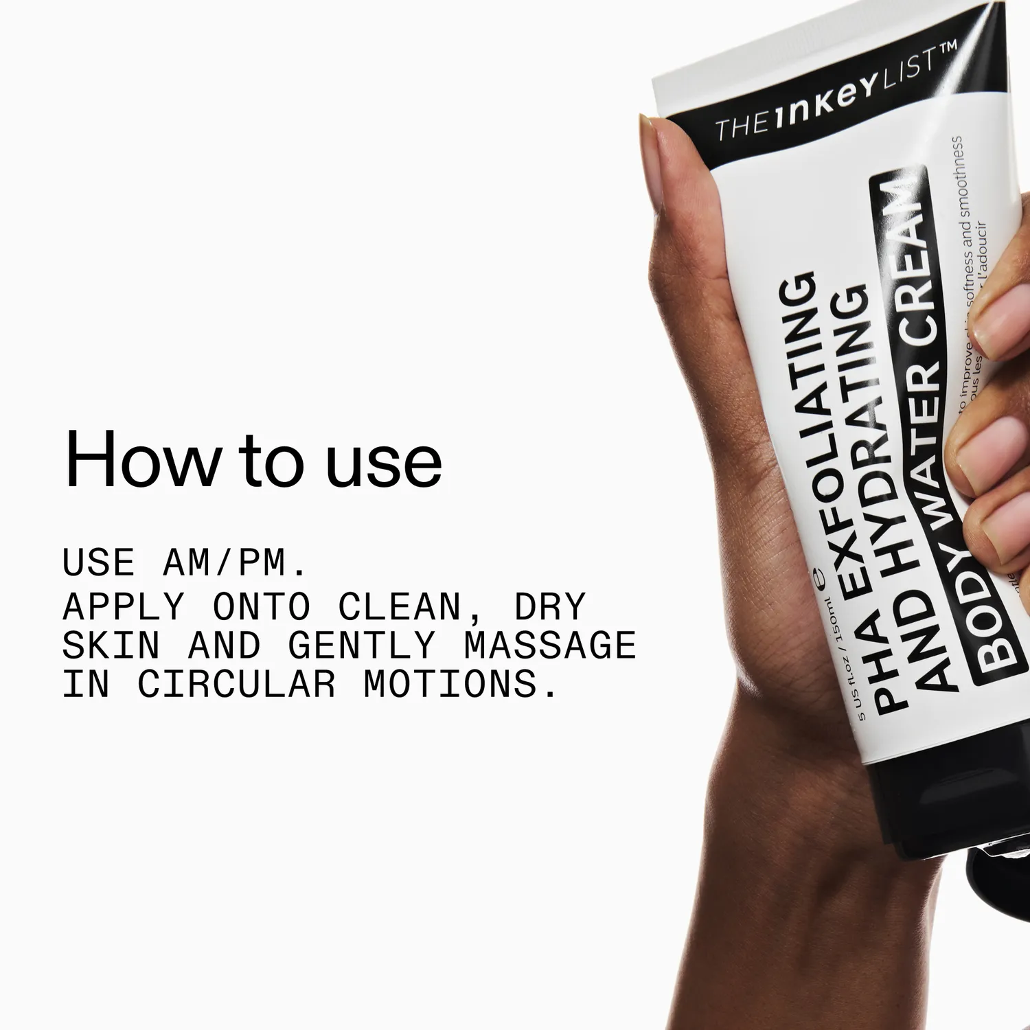 The INKEY List PHA Body Water Cream Körpercreme 3% PHA