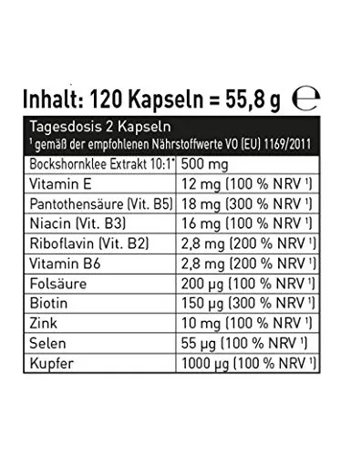 Beautylines Hair Activator Haarkapseln 120 Bockshornklee