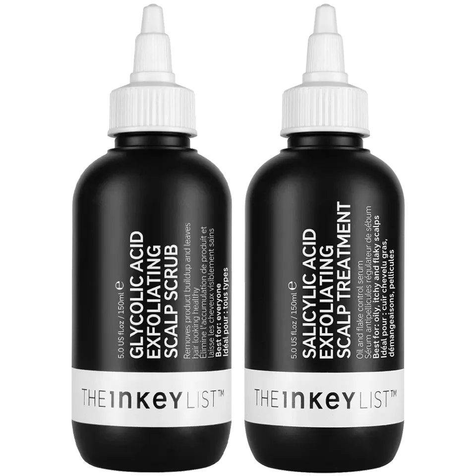 The INKEY List Scalp Duo Haarset 2x150 ml fettige Kopfhaut