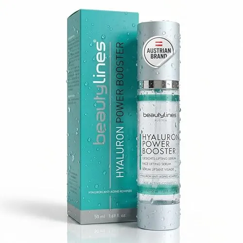 Beautylines Hyaluron Power Booster Serum 50 ml mit Argireline für trockene Haut