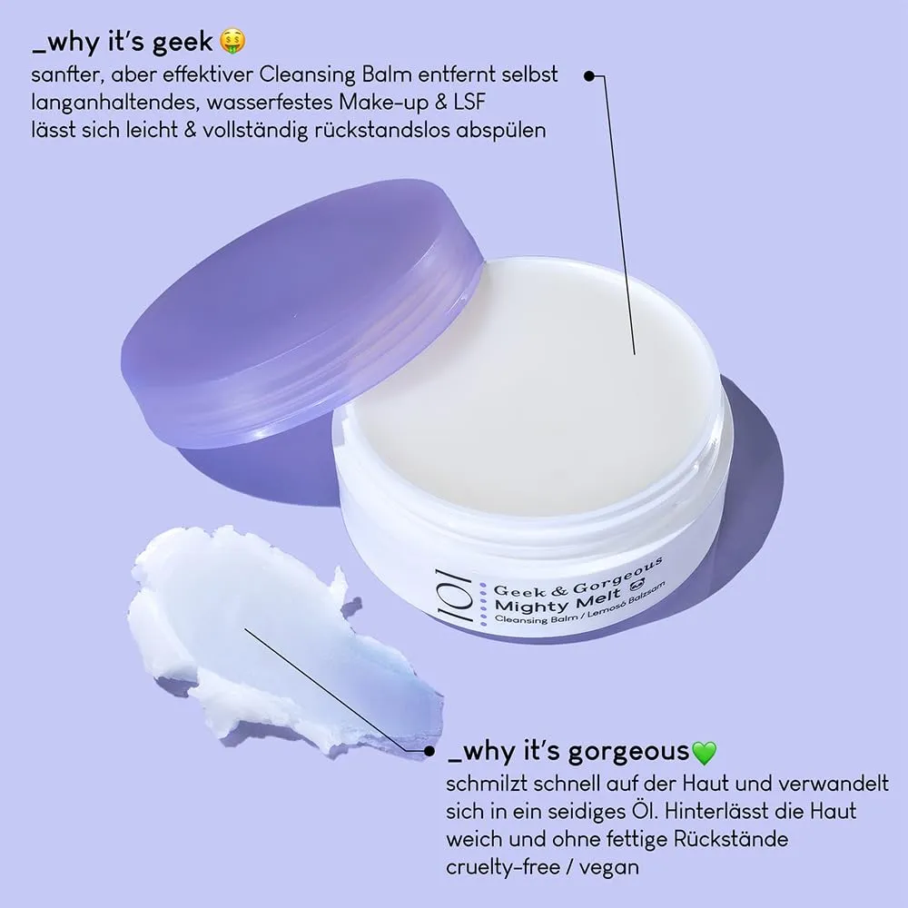 Geek & Gorgeous Mighty Melt Reinigungsbalsam 150 ml parfümfrei