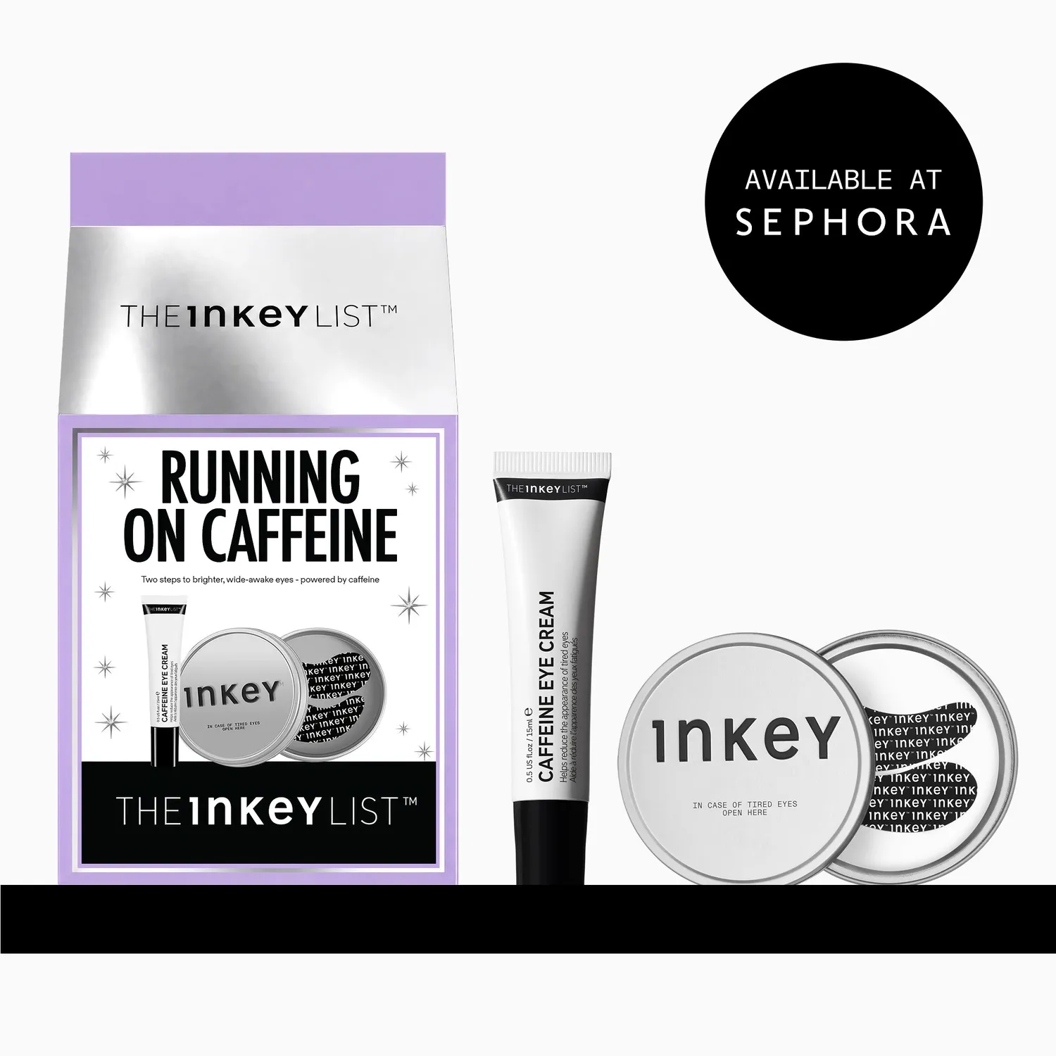 The INKEY List Running on Caffeine Augenpflege-Set Koffein