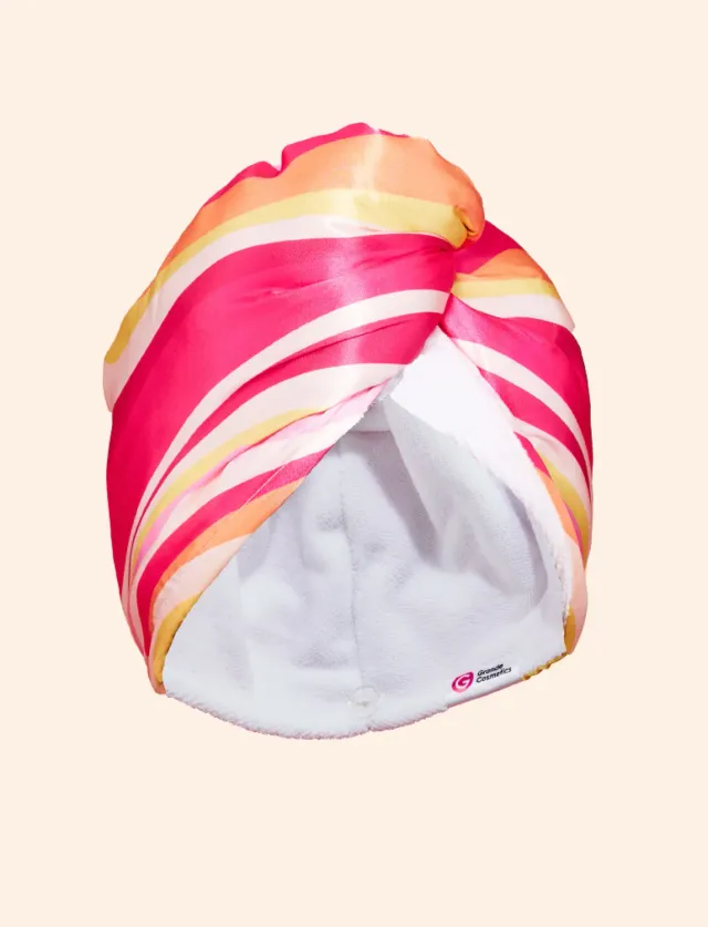 Grande Cosmetics GrandeHAIR Haarturban Mikrofaser und Satin
