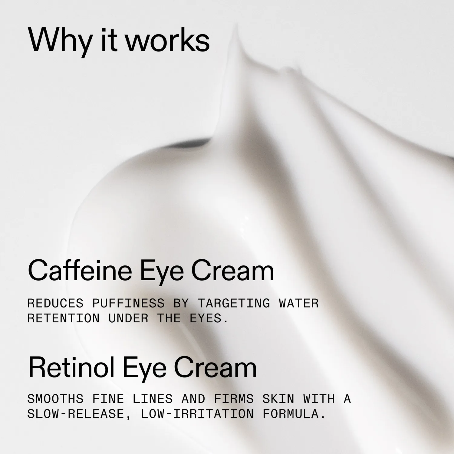 The INKEY List Caffeine Retinol Augencreme Duo 2x15ml gegen Schwellungen