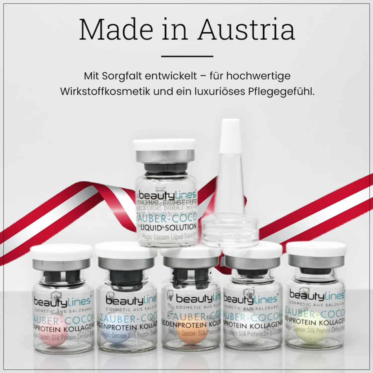 Beautylines Zauber Cocon Serum blau mit Hyaluron und Seide