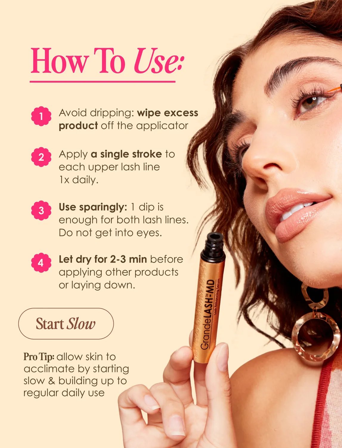 GRANDE Cosmetics GrandeLASH-MD Wimpernserum Mascara Set