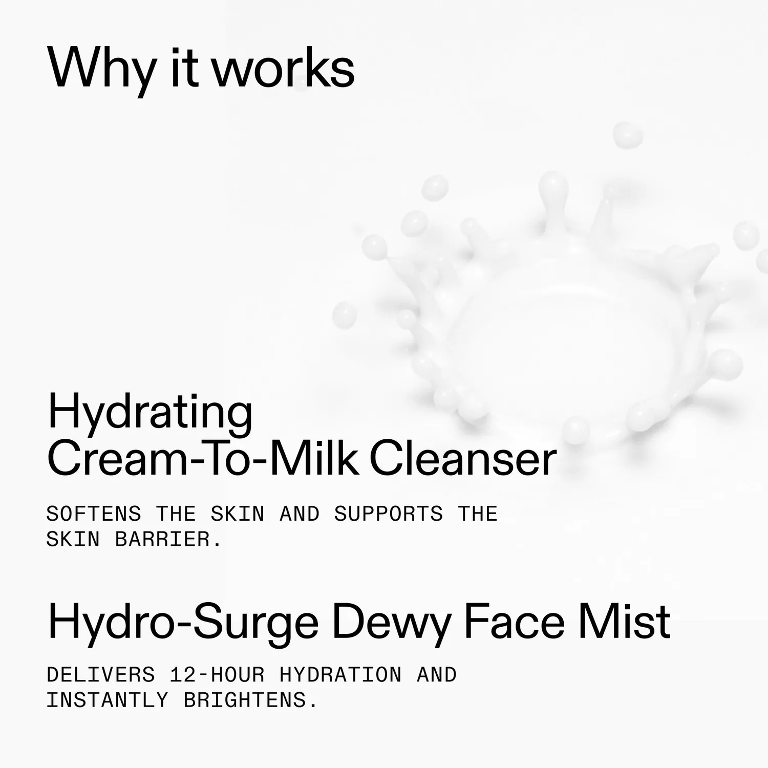 The INKEY List Hydrating Cleanser Face Mist Duo Set 2-teilig