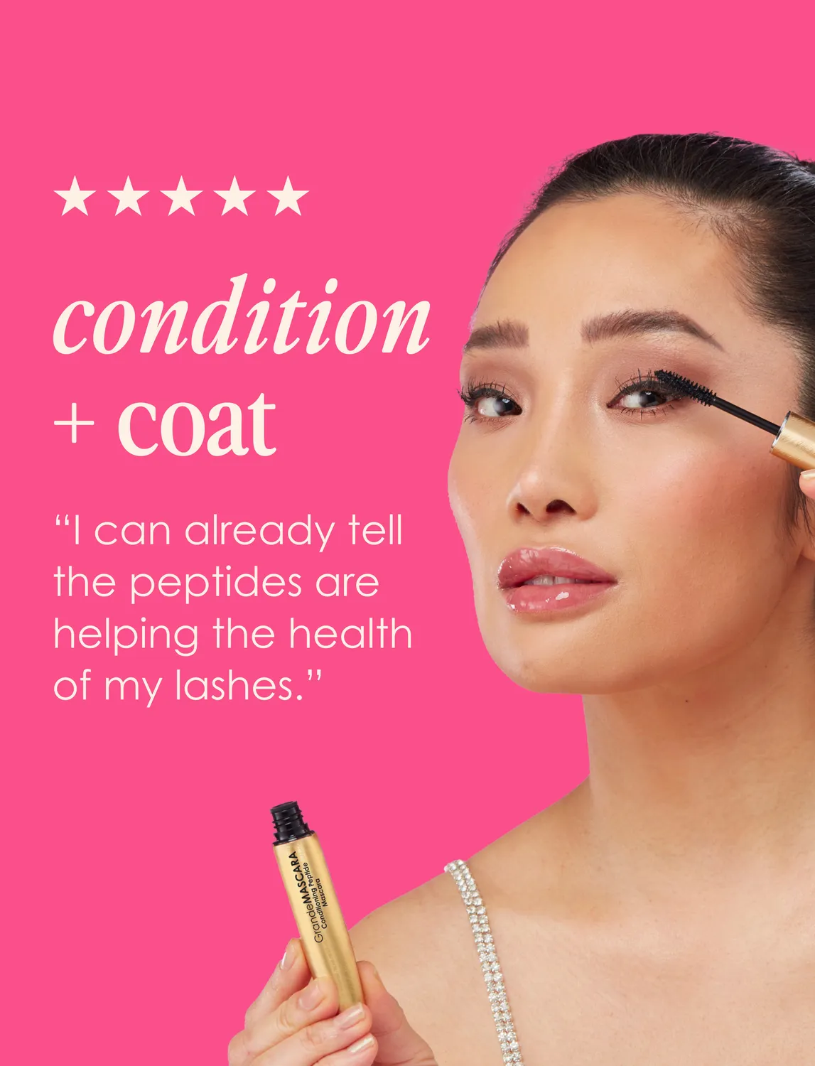 Grande Cosmetics GrandeMASCARA Mascara Schwarz pflegend