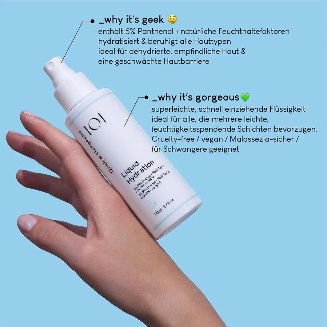 Geek & Gorgeous Liquid Hydration Spray 110ml Panthenol