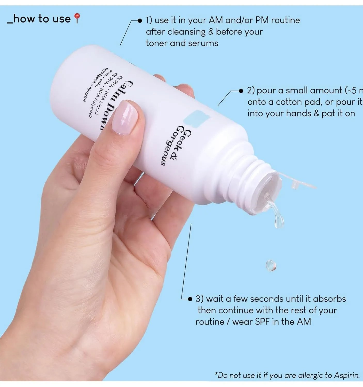 Geek & Gorgeous Calm Down 4% PHA BHA Peeling 30ml sensibel