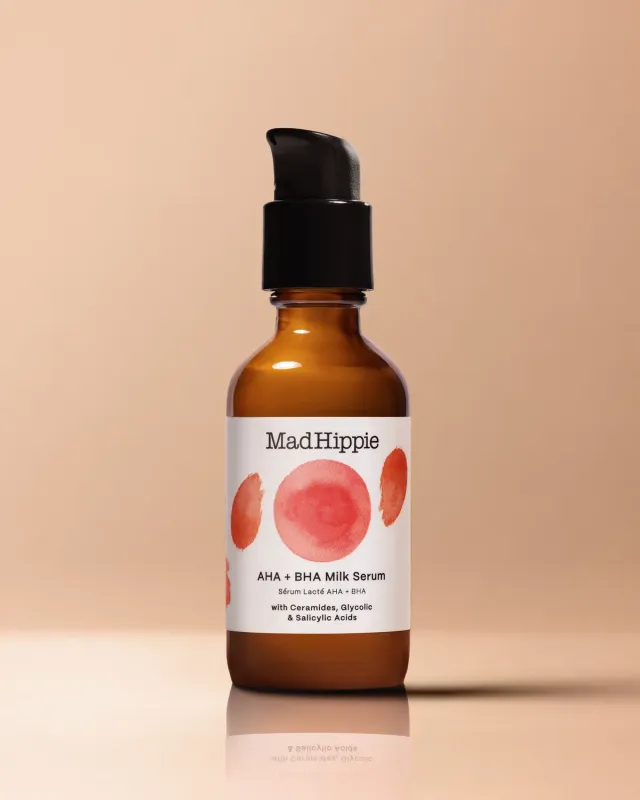 Mad Hippie AHA + BHA Milk Serum Gesichtsserum Peeling Nacht