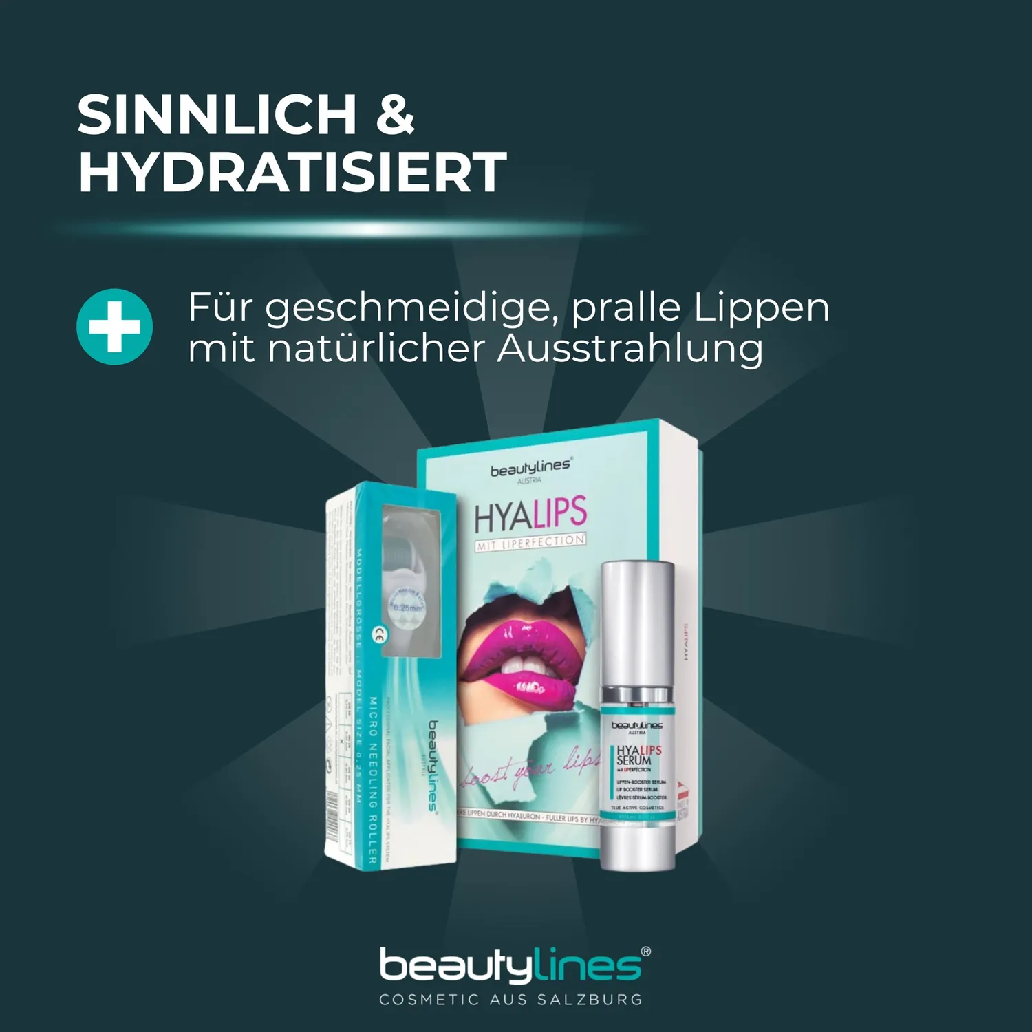 Beautylines HYALIPS Lippenpflege mit Liperfection für Volumen