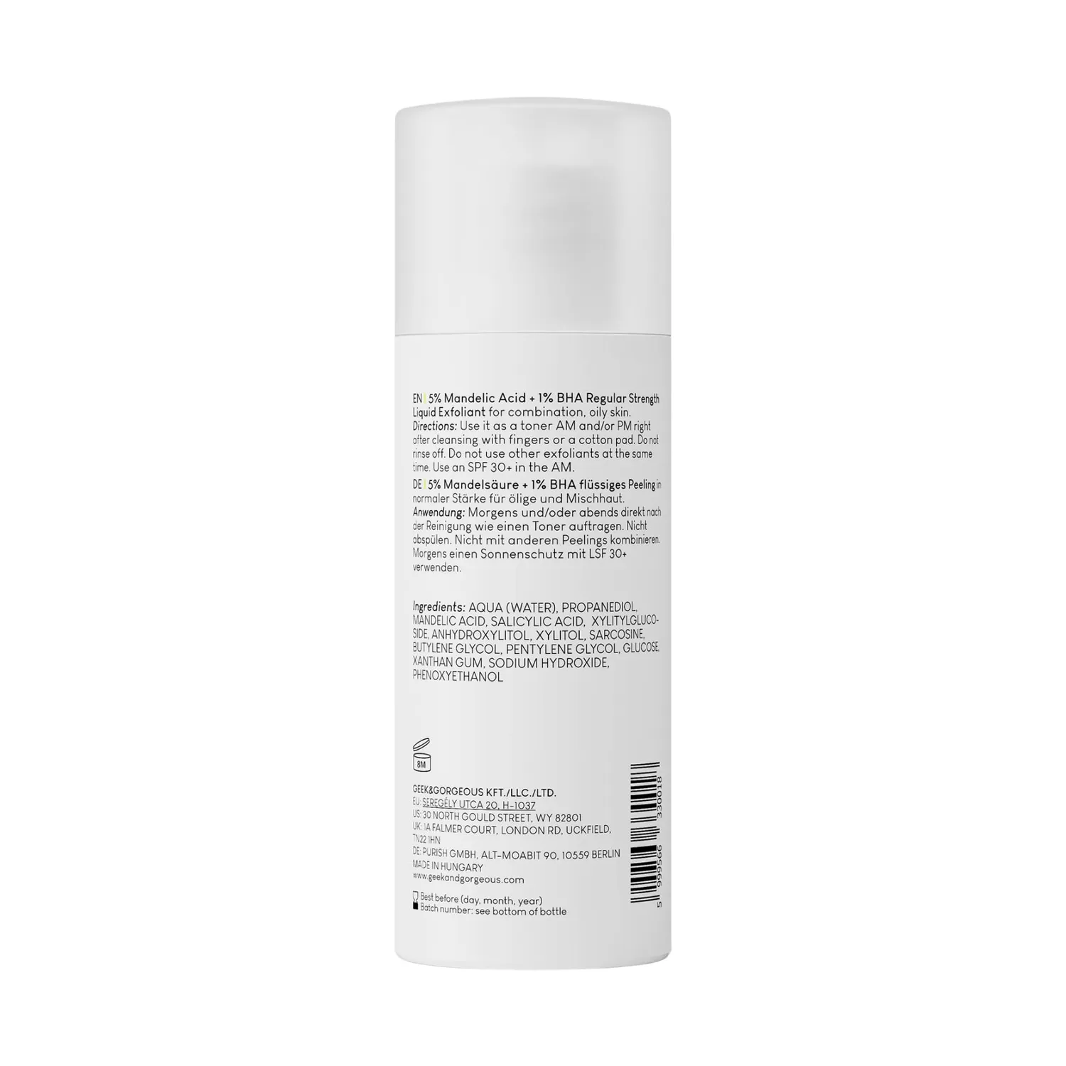 Geek+Gorgeous Cheer Up Peeling 100 ml Mandelsäure BHA