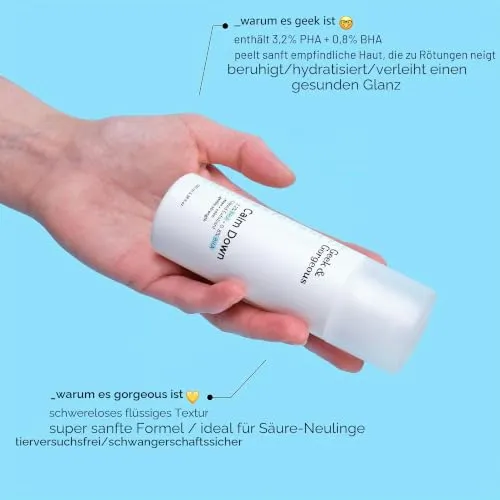 Geek & Gorgeous Calm Down 4% PHA + BHA Peeling 100 ml