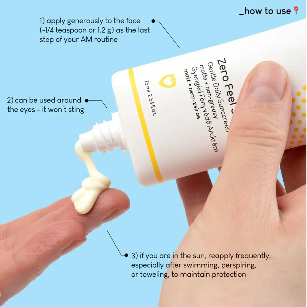 Geek+Gorgeous Zero Feel Sonnencreme SPF 50 75 ml matt