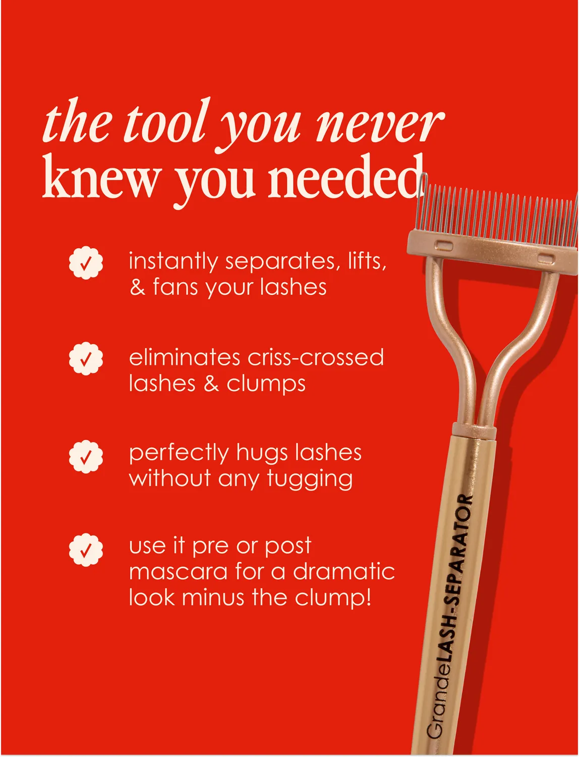 Grande Cosmetics GrandeLASH-SEPARATOR Wimpernkamm