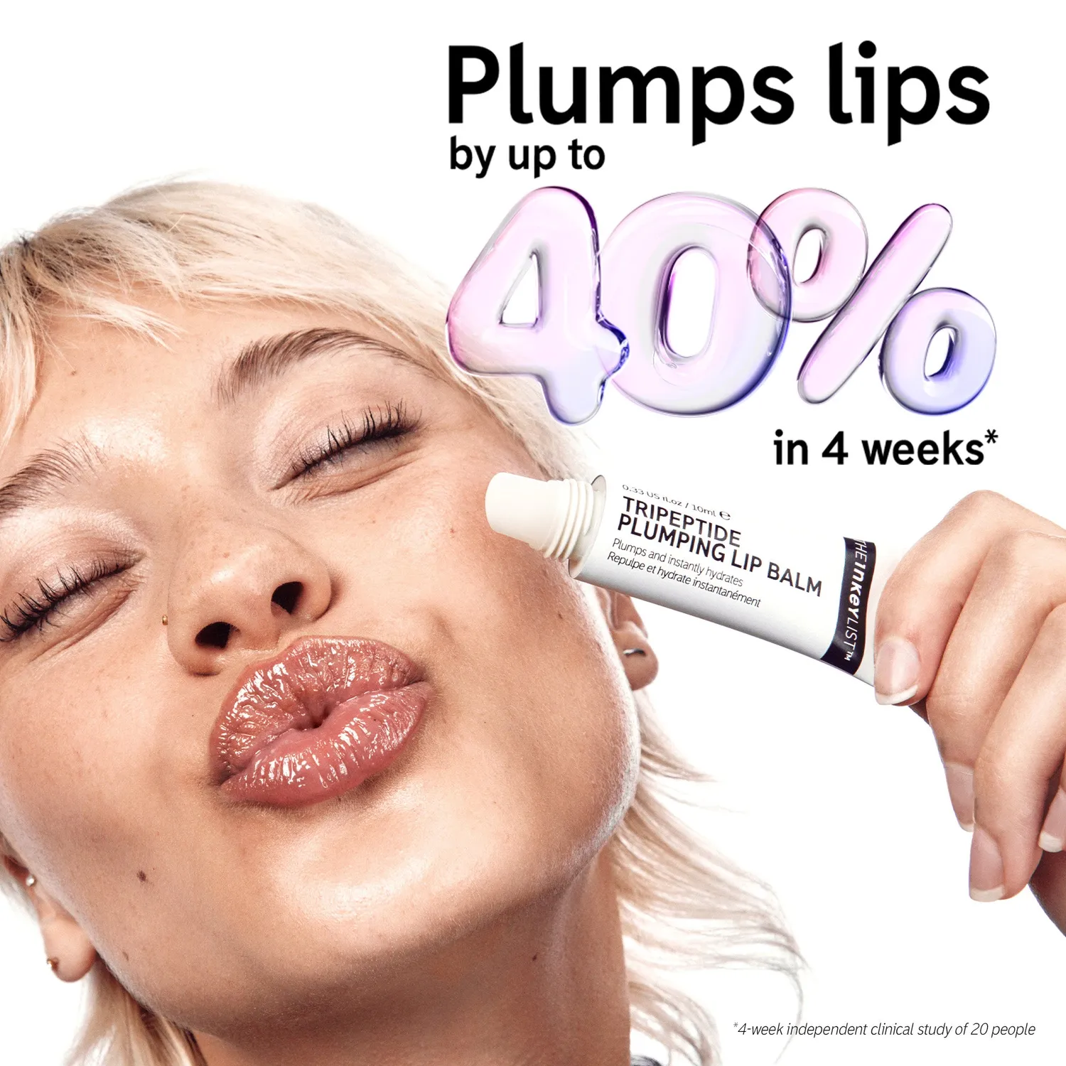 The INKEY List Tripeptide Lippenbalsam Set 3 Tinten mit Peptiden
