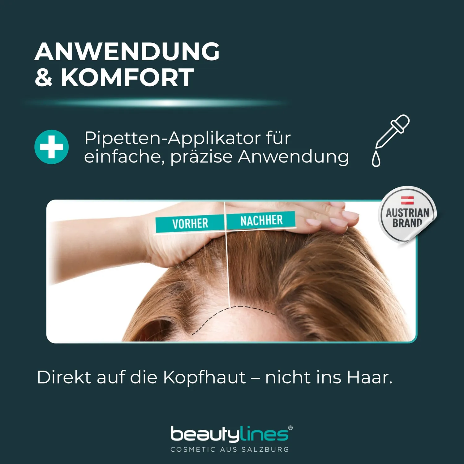 Beautylines New Hair Serum Haarserum 50 ml bei Haarausfall