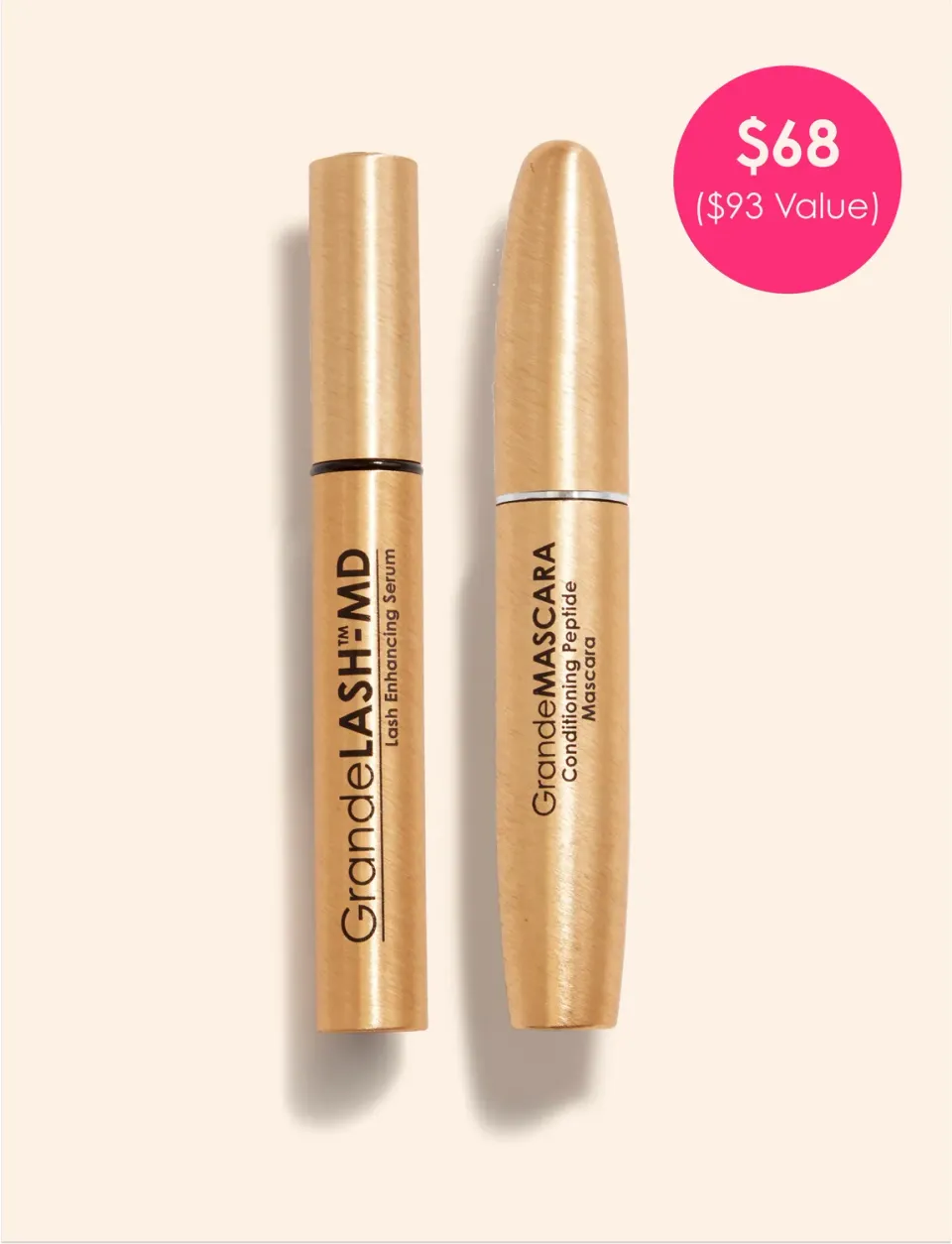 GRANDE Cosmetics GrandeLASH-MD Wimpernserum Mascara Set