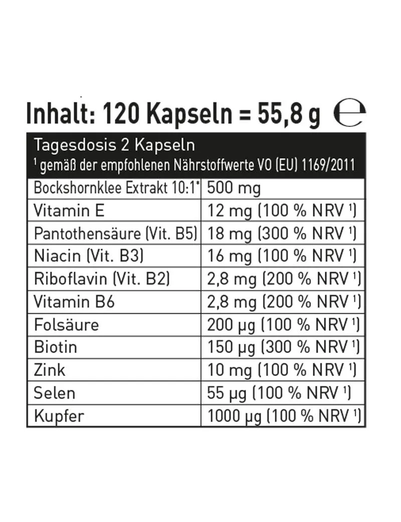 Beautylines Hair Activator Haarkapseln 120 Bockshornklee