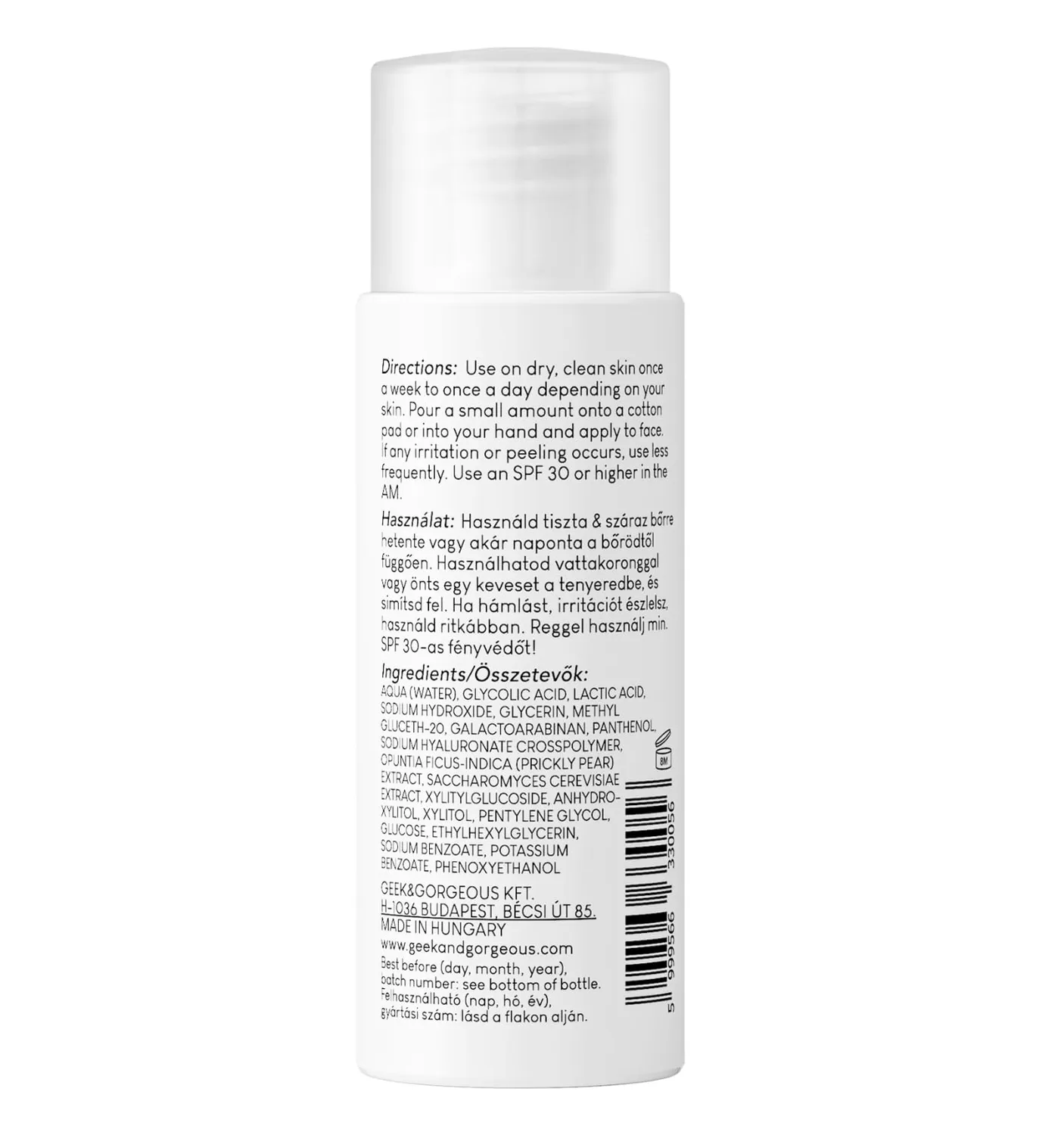 Geek & Gorgeous Smooth Out 12% AHA Peeling 30ml Glykolsäure