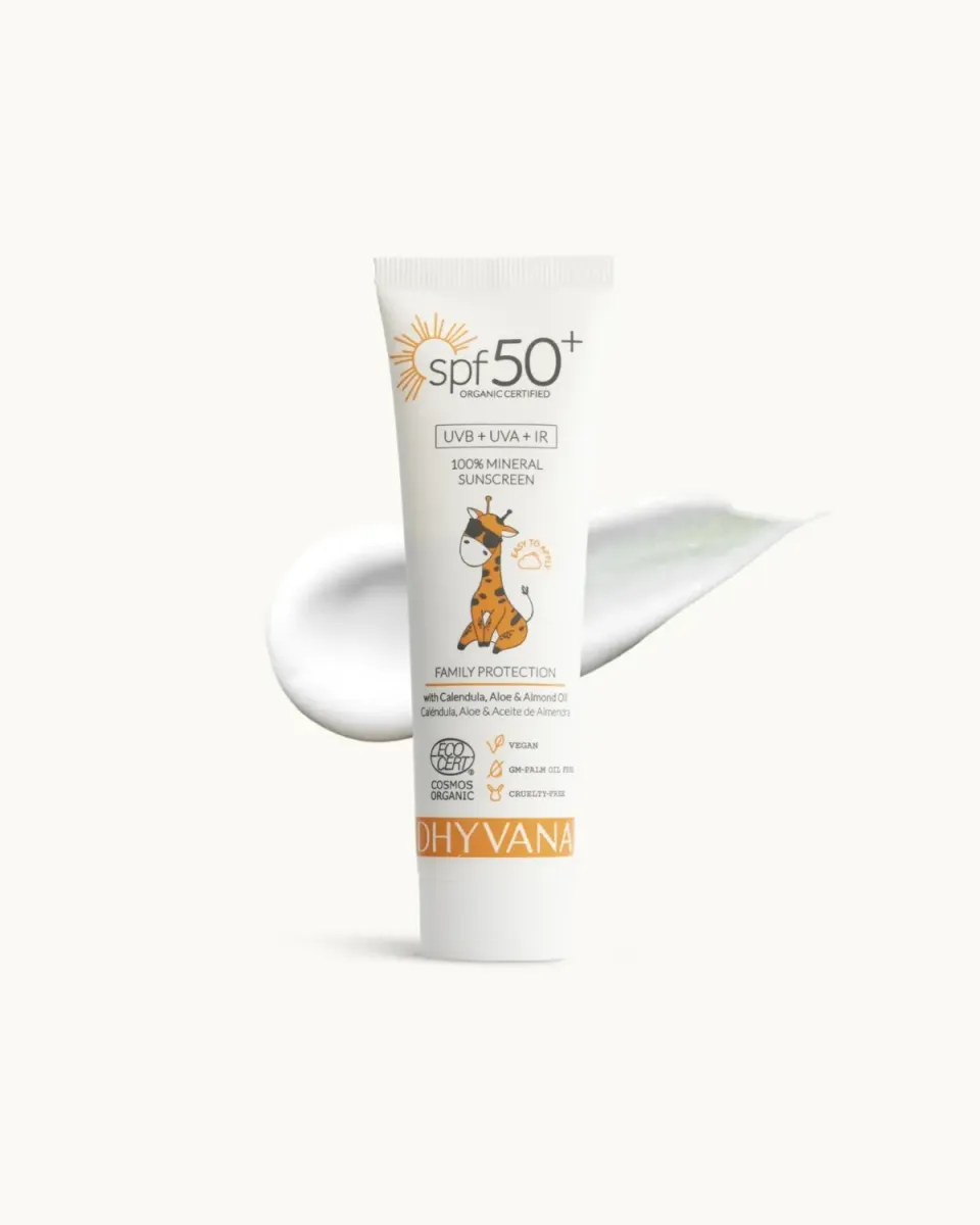 Dhyvana Baby & Family SPF50+ Sonnencreme parfümfrei