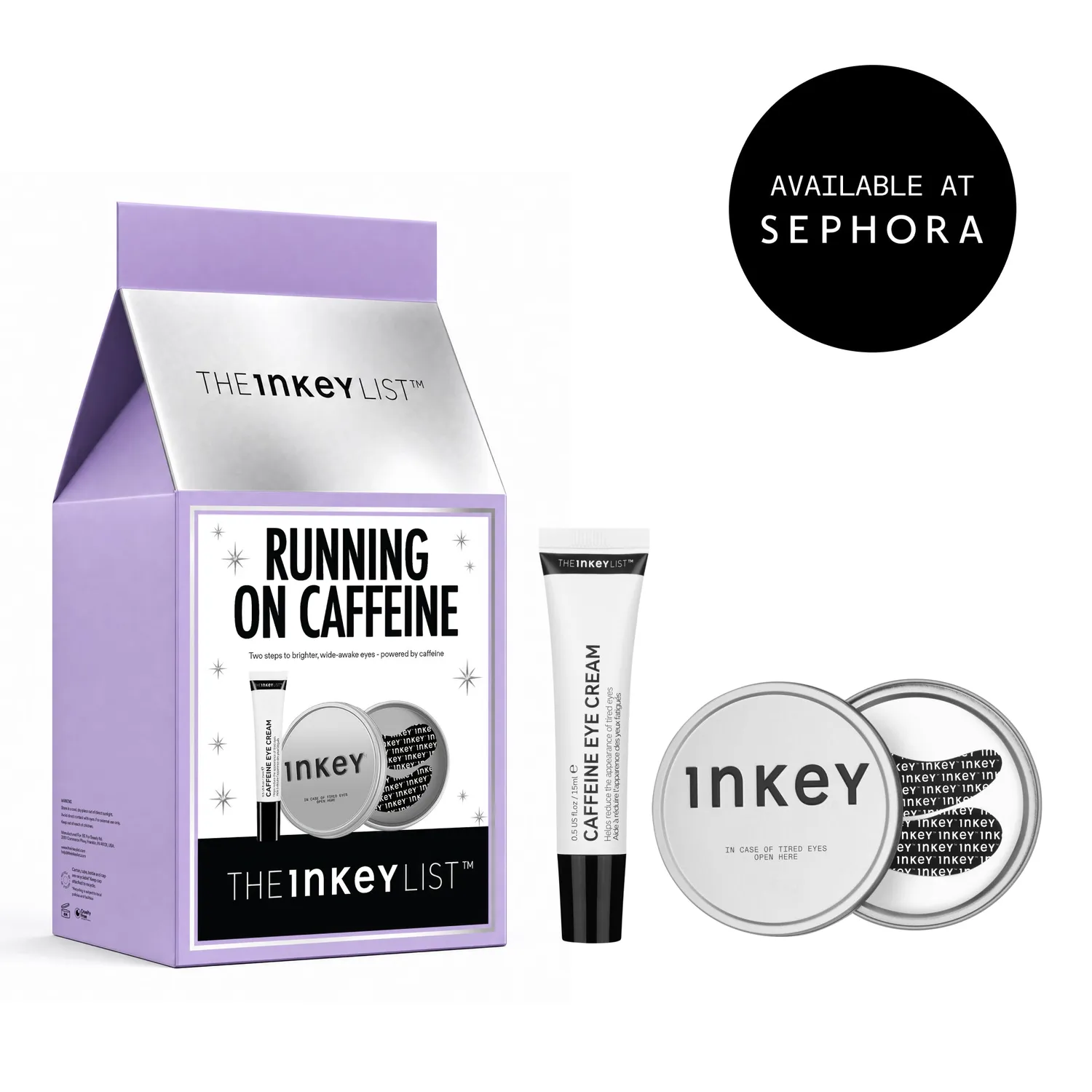 The INKEY List Running on Caffeine Augenpflege-Set Koffein
