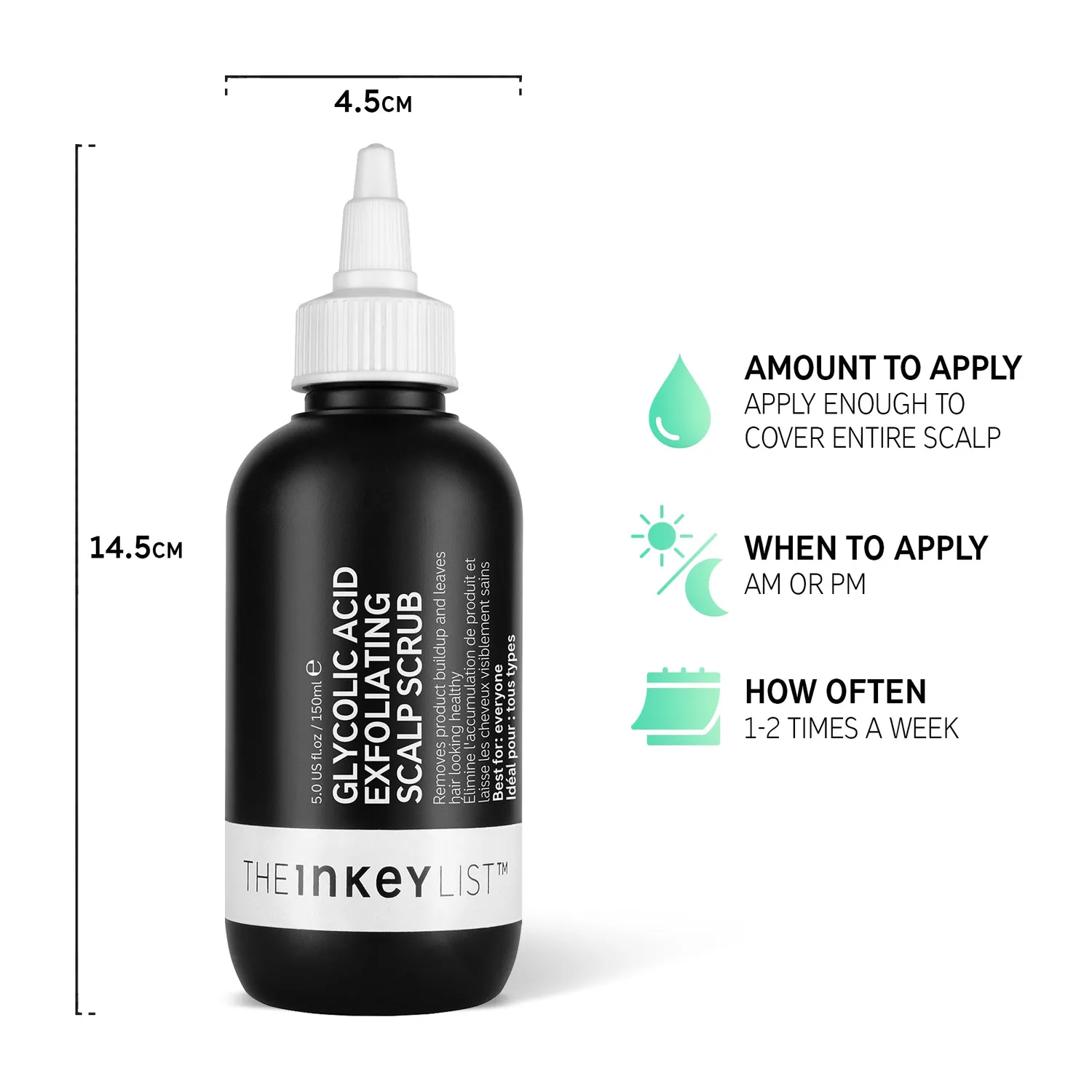 The INKEY List Scalp Duo Haarset 2x150 ml fettige Kopfhaut
