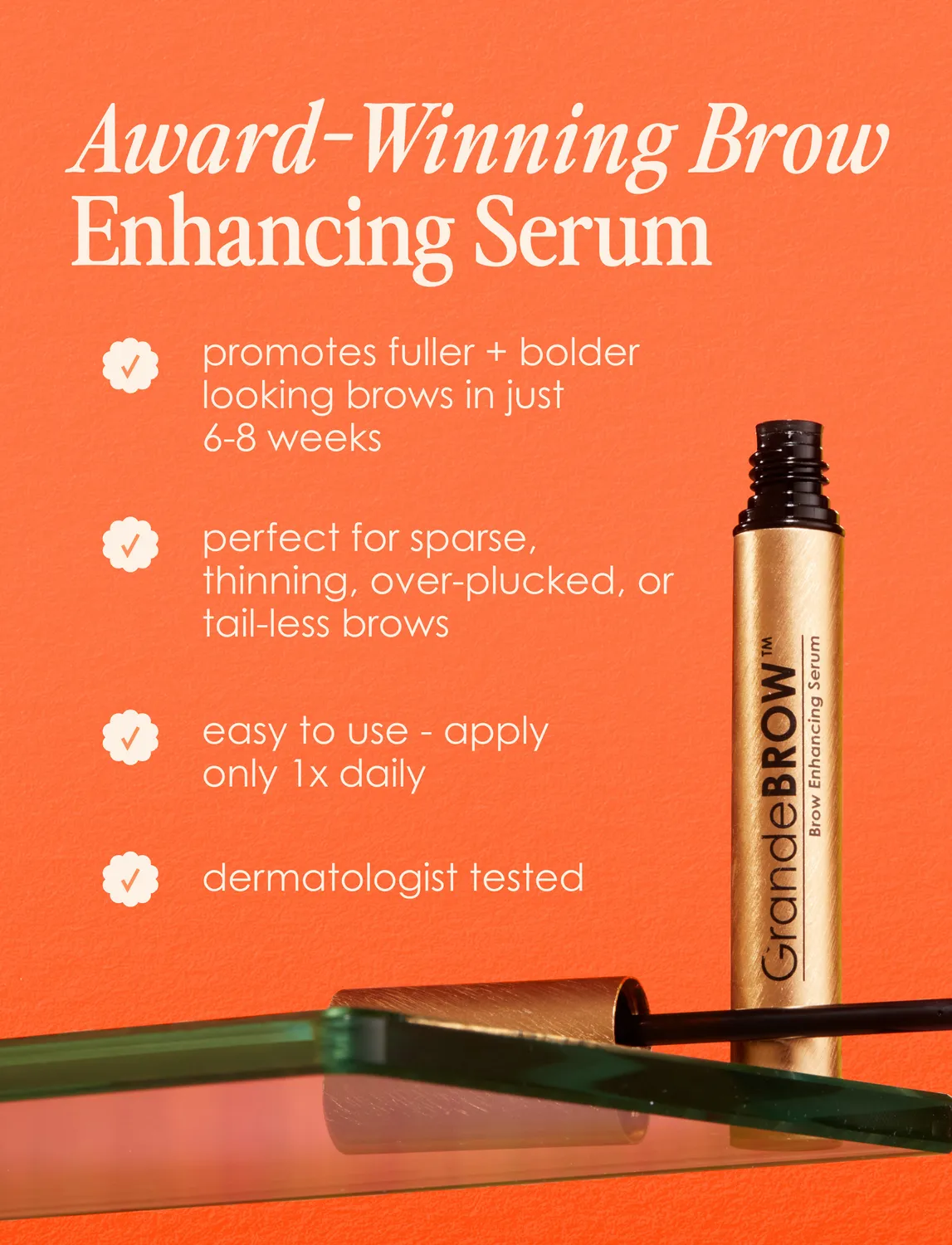 GRANDE Cosmetics One Swipe Wonders Wimpern- und Brauenserum-Set für längere Wimpern