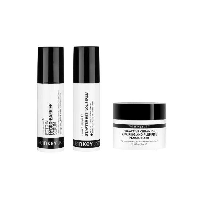 The INKEY List Fine Lines & Wrinkles Trio Pflegeset 3-teilig Retinol