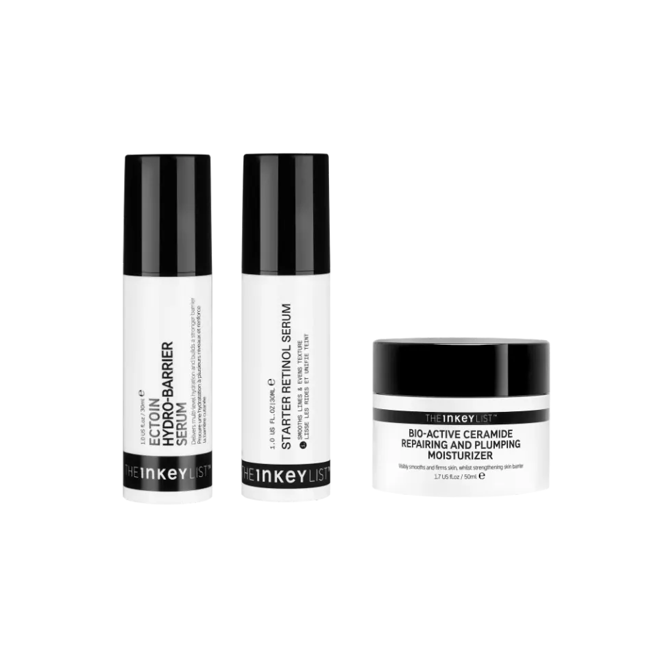 The INKEY List Fine Lines & Wrinkles Trio Pflegeset 3-teilig Retinol