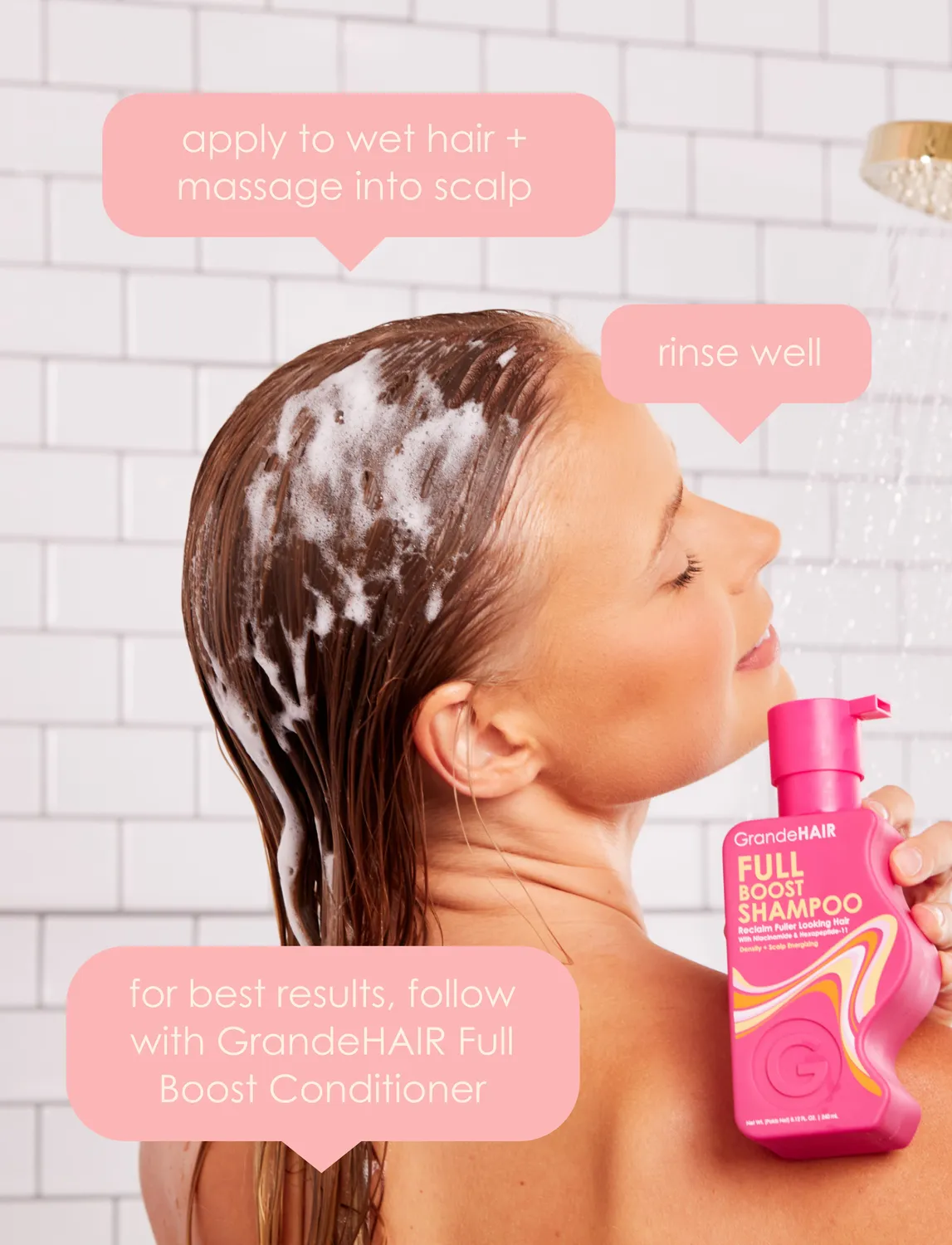 Grande Cosmetics GrandeHAIR Shampoo Full Size für dünnes Haar