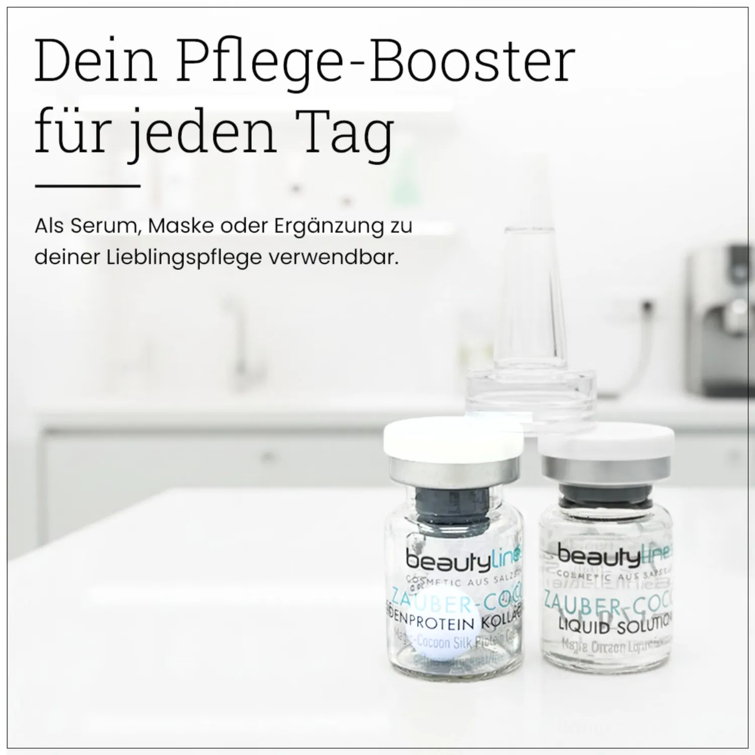 Beautylines Zauber Cocon Serum blau mit Hyaluron und Seide