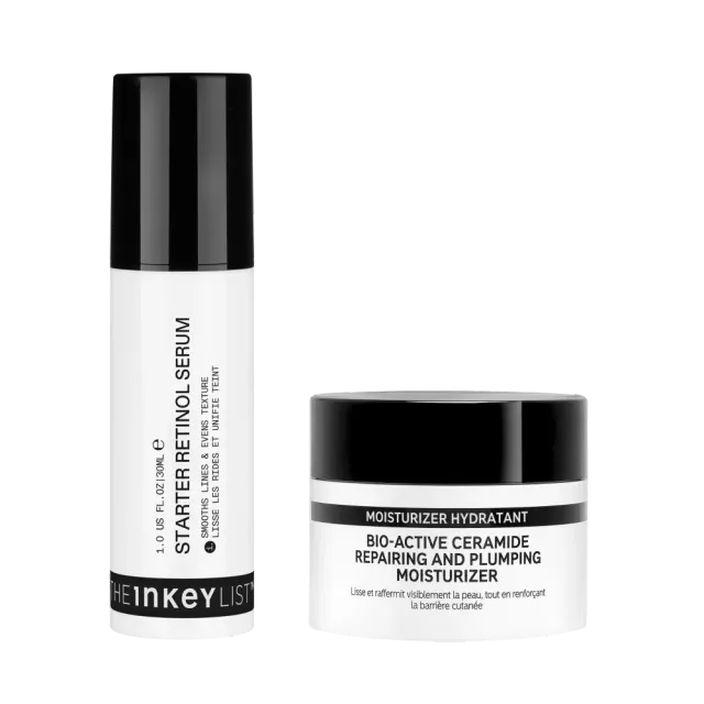 The INKEY List Smooth Strengthen Duo Retinol Set für feine Linien