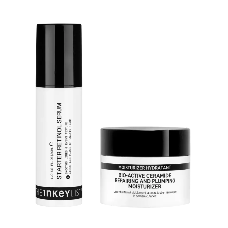 The INKEY List Smooth Strengthen Duo Retinol Set für feine Linien