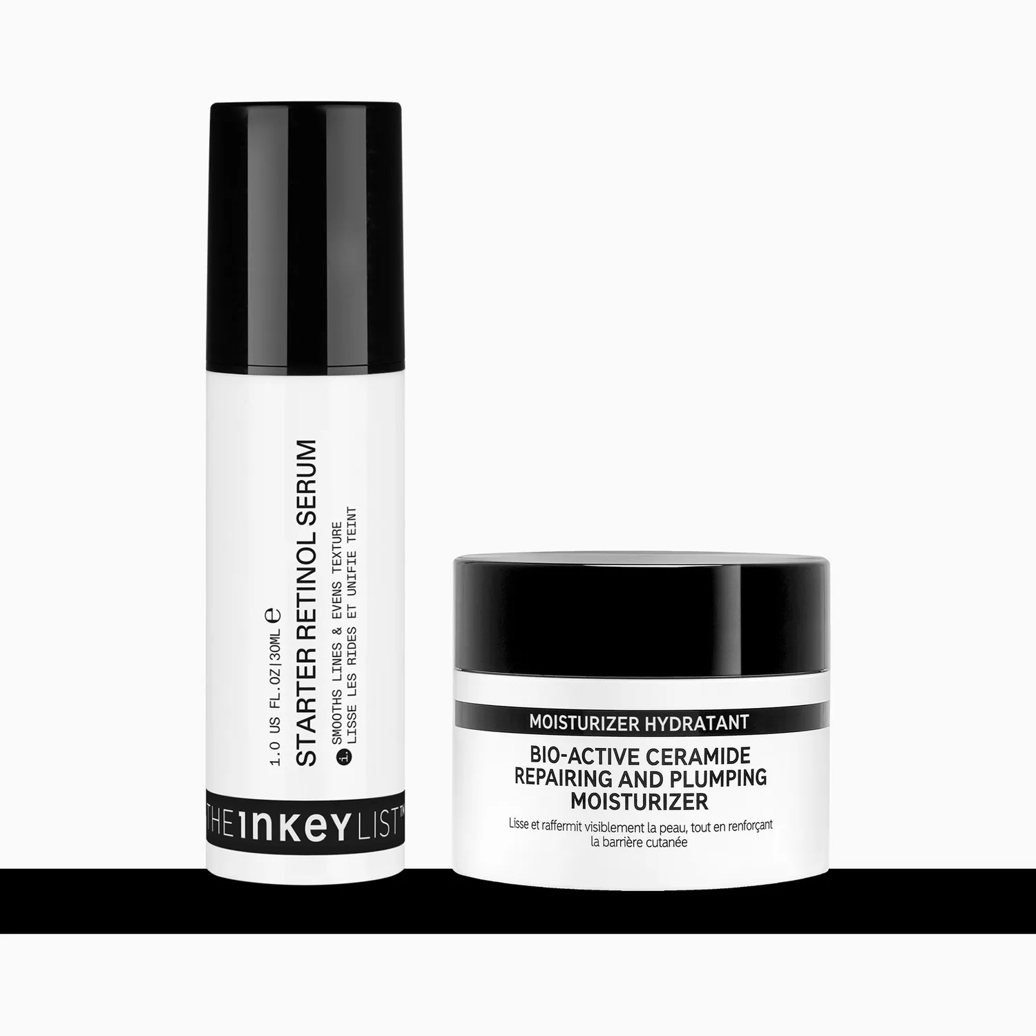 The INKEY List Smooth Strengthen Duo Retinol Set für feine Linien