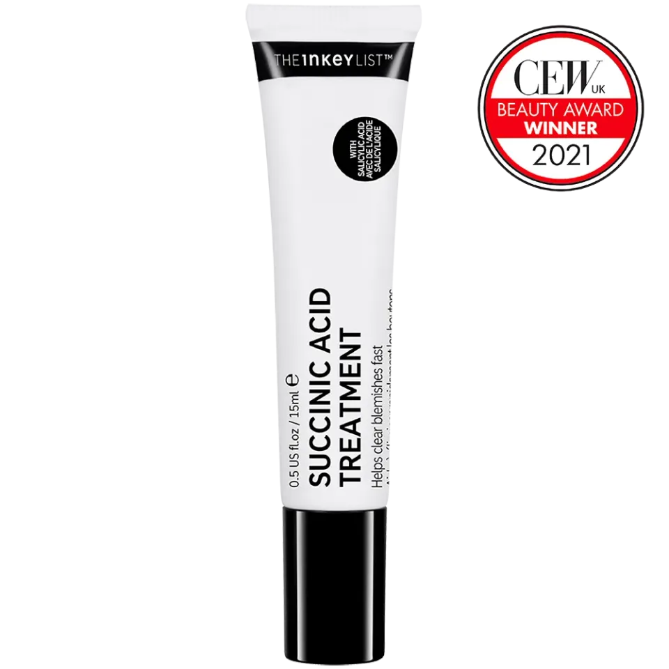The INKEY List Succinic Acid Pickelbehandlung 15ml für unreine Haut