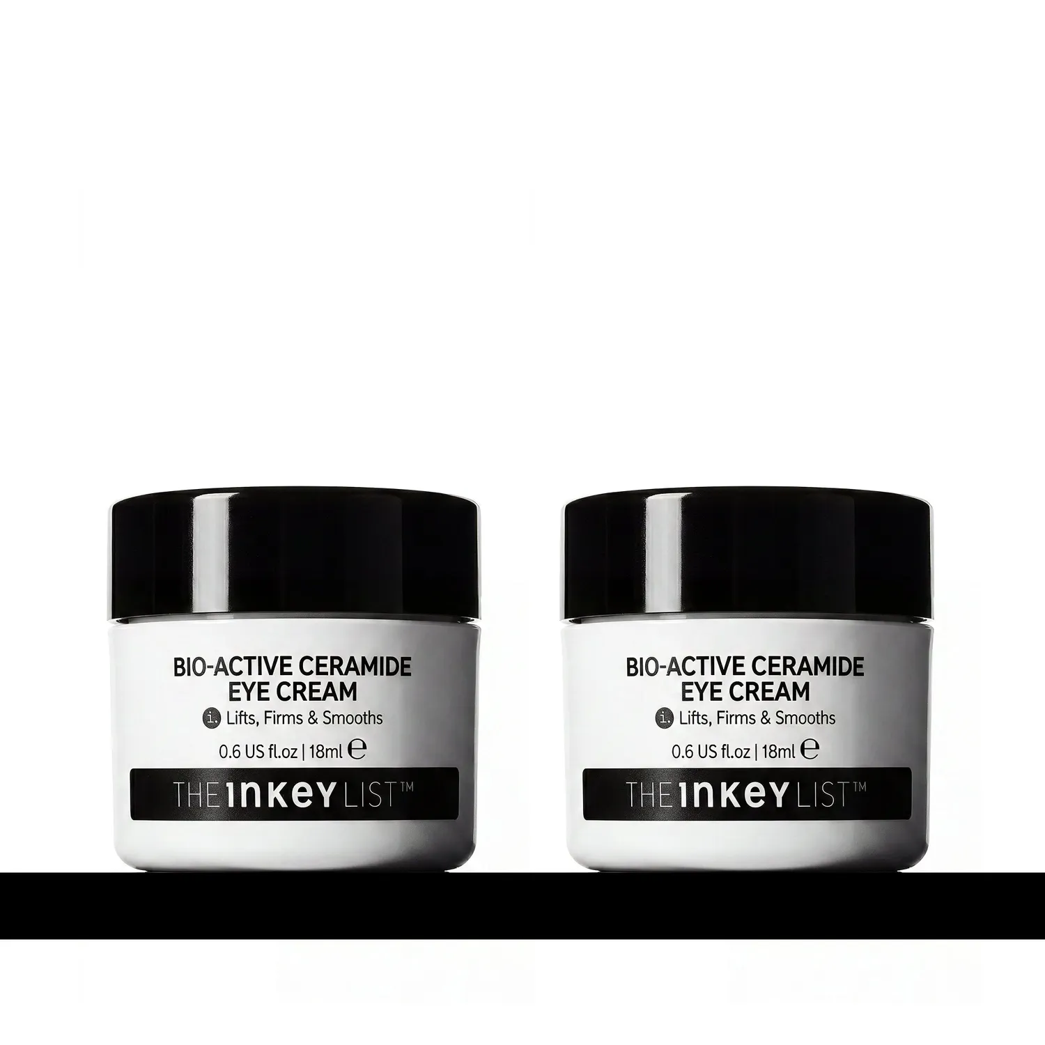 The INKEY List Bio-Active Ceramide Eye Cream Augencreme Duo mit Ceramid